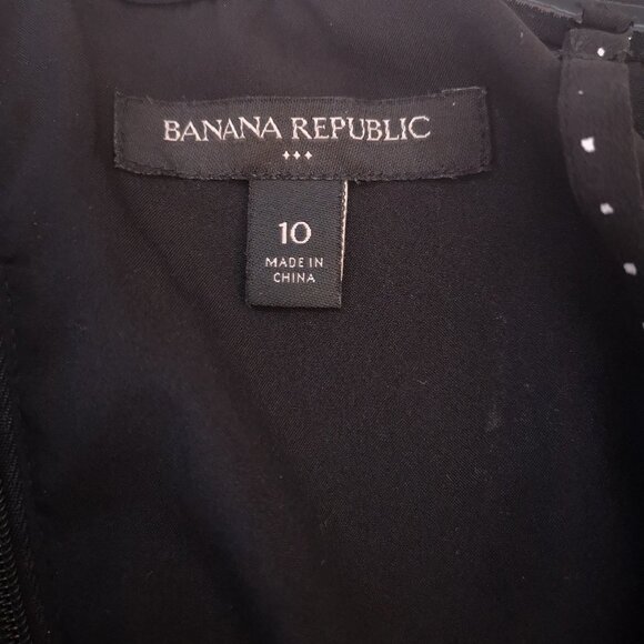 Banana Republic Ladies Cap Sleeves Fully Lined Size 10 Dress - Picture 3 of 9